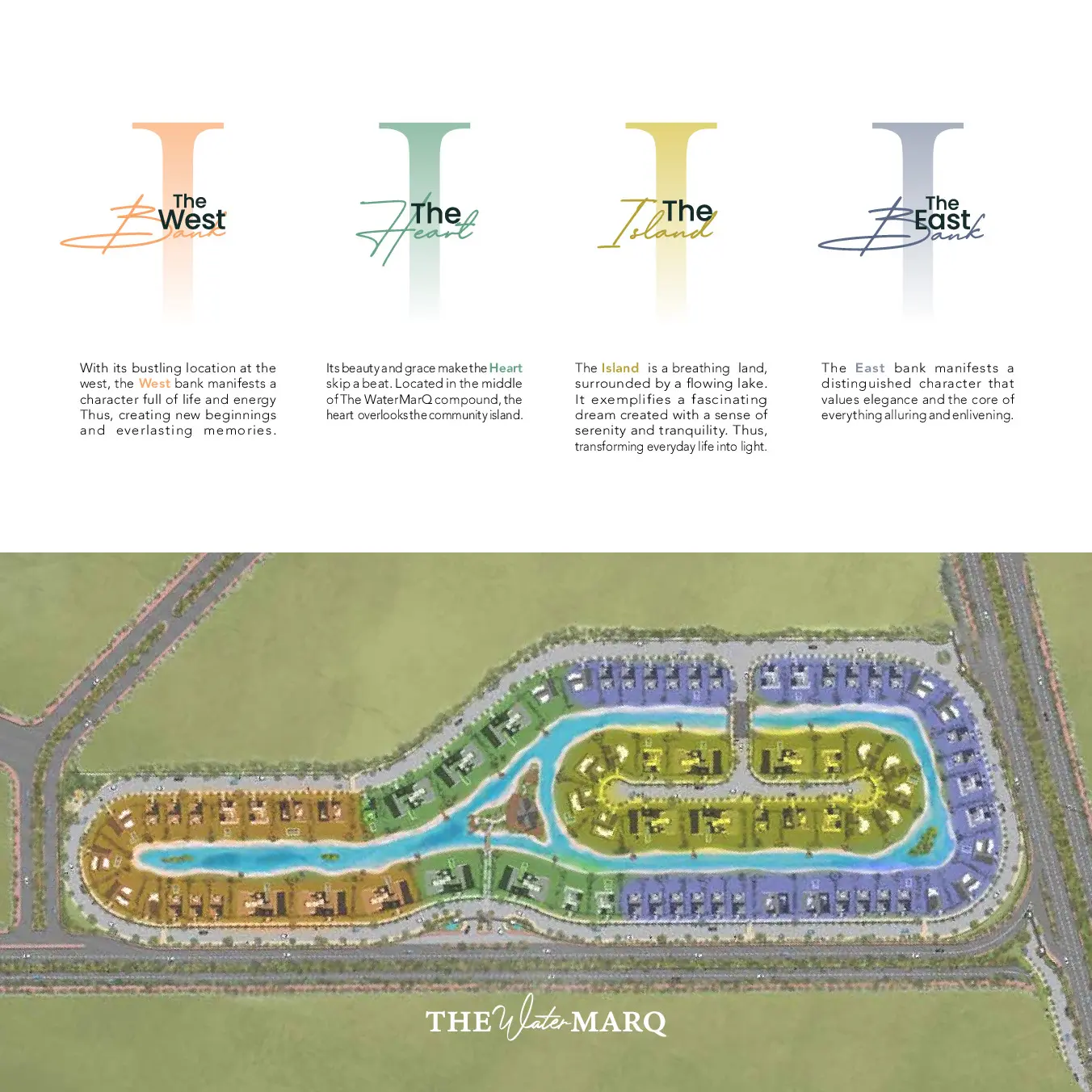 تصميم كمبوند water marq new cairo