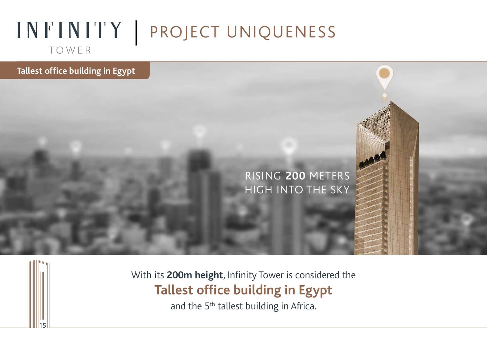 مشروع  Infinity Tower العاصمة الادارية