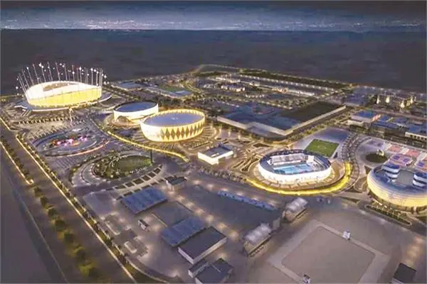 المدينة الرياضية بالعاصمة الادارية 