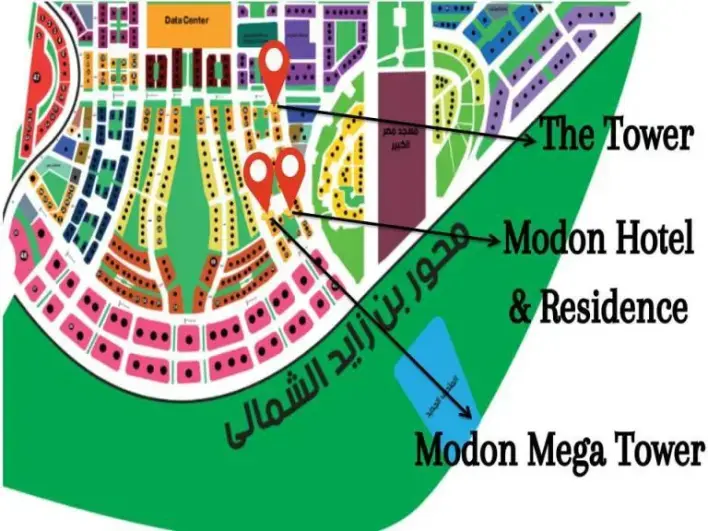 موقع  Modon Mega Tower new capital