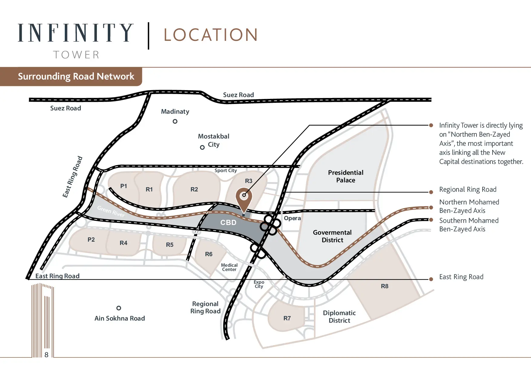 انفنتي تاور العاصمة الجديده  Infinity Tower 
