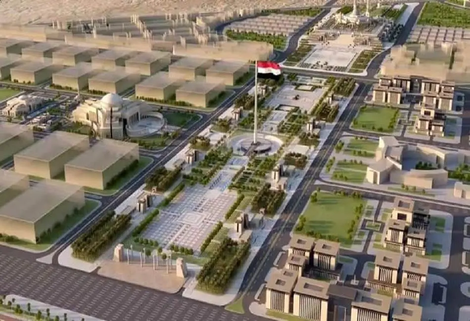 موقع حي السفارات العاصمة الإدارية